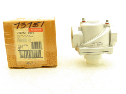 Honeywell V5055B Safety Shutoff Gas Valve 1-1/4"NPT NC Industrial