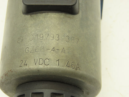 Rexroth 4WF10FA31/CG24N9K4 Hydraulic Solenoid Directional Control Valve 24VDC