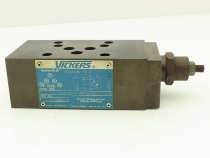 Vickers DGMC-5-AT-FW-S-30 SystemStak Hydraulic Pressure Relief Valve 4570 PSI