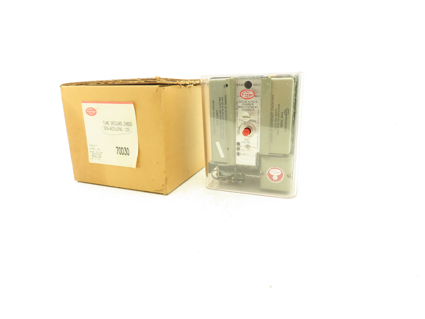Fireye 70D30 Solid State Burner Management Series D W/Amplifier & Programmer