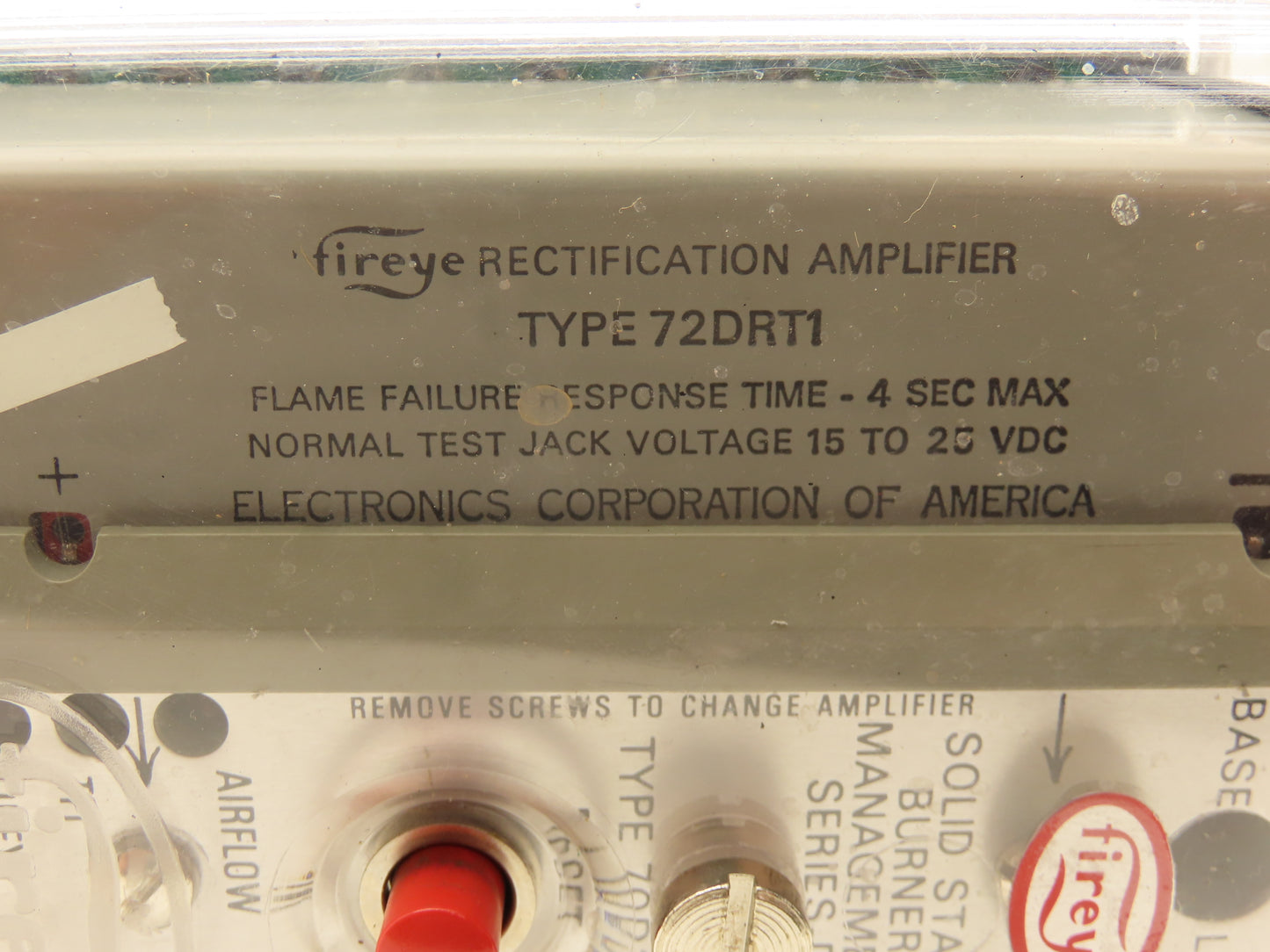 Fireye 70D30 Solid State Burner Management Series D W/Amplifier & Programmer