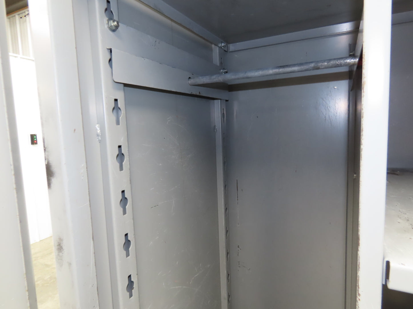 Lyon DD1121 Combination Storage Cabinet Locker 36x24x82" H 4 Shelf Metal Welded
