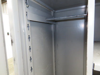 Lyon DD1121 Combination Storage Cabinet Locker 36x24x82" H 4 Shelf Metal Welded