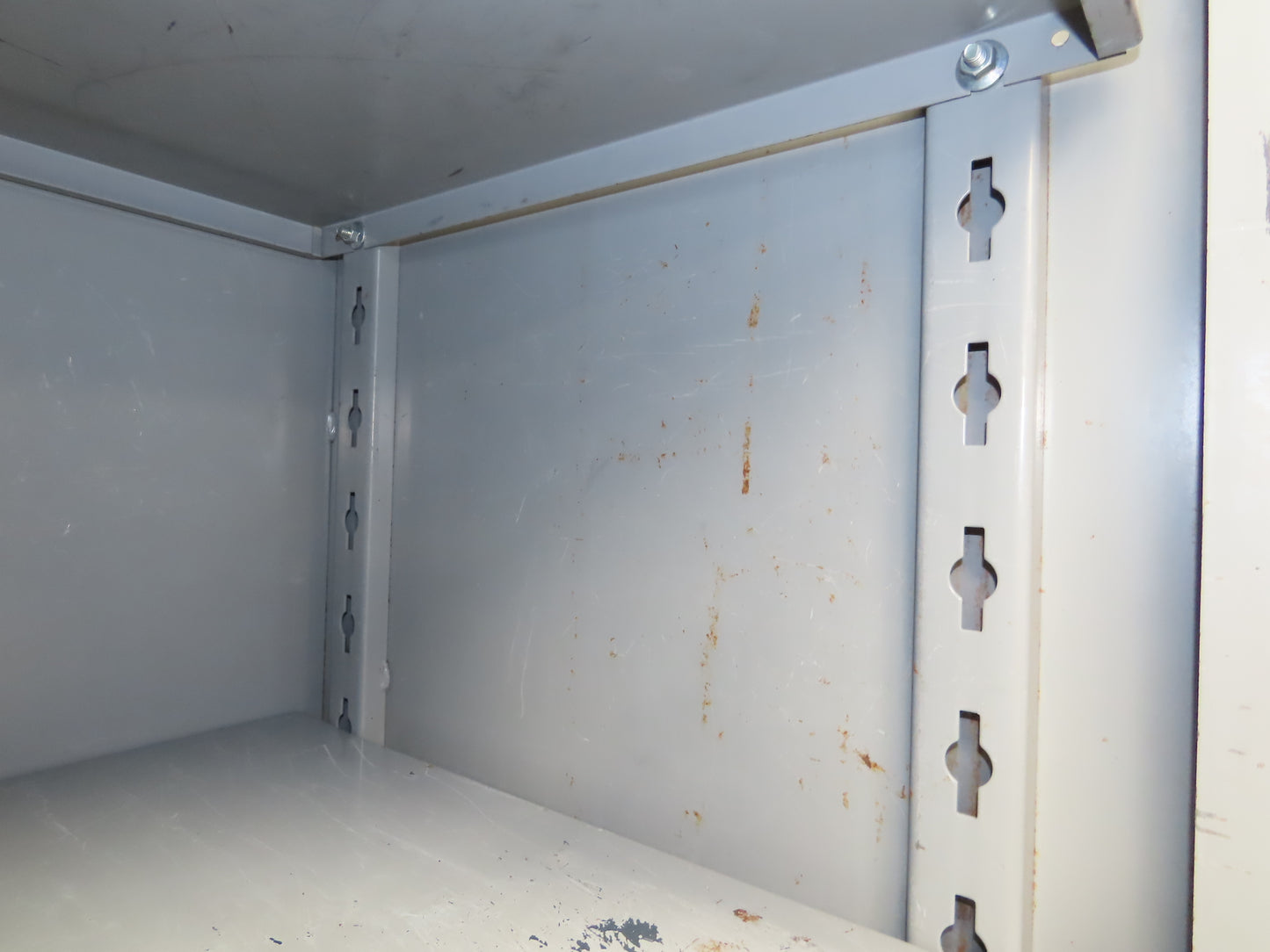 Lyon DD1121 Combination Storage Cabinet Locker 36x24x82" H 4 Shelf Metal Welded