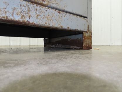 Lyon DD1121 Combination Storage Cabinet Locker 36x24x82" H 4 Shelf Metal Welded