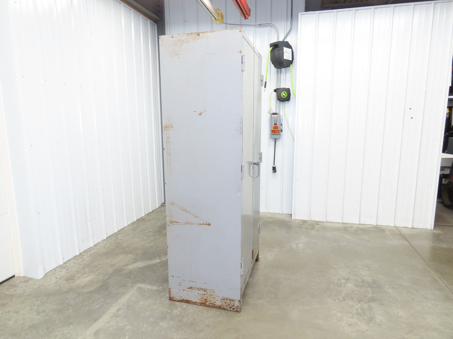 Lyon DD1121 Combination Storage Cabinet Locker 36x24x82" H 4 Shelf Metal Welded