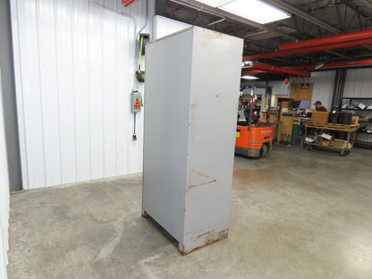 Lyon DD1121 Combination Storage Cabinet Locker 36x24x82" H 4 Shelf Metal Welded