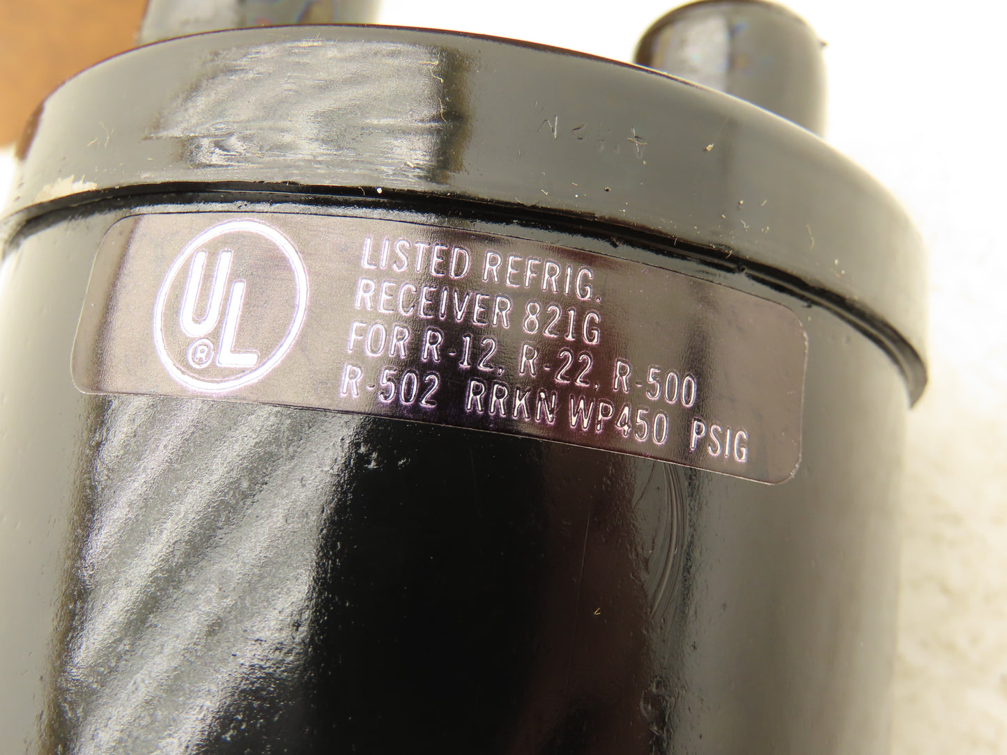 Refrigeration Research 821G Refrigerant Receiver Suction Accumulator 450PSIG