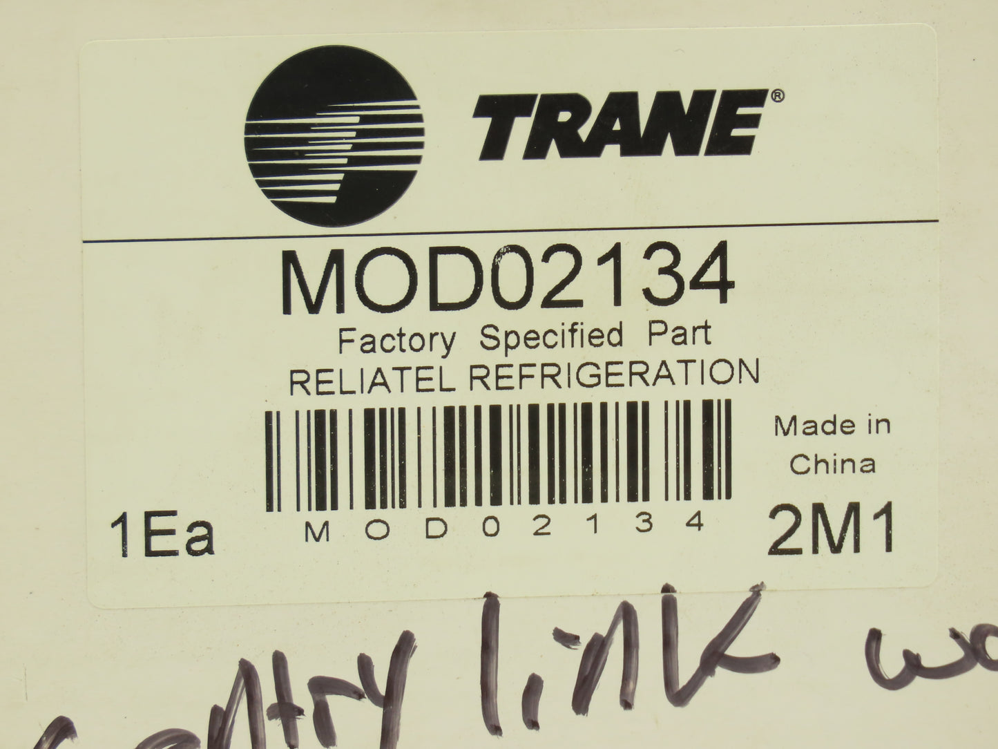 Trane MOD02134 Module Reliatel Refrig Dual Circuit Cool/HP