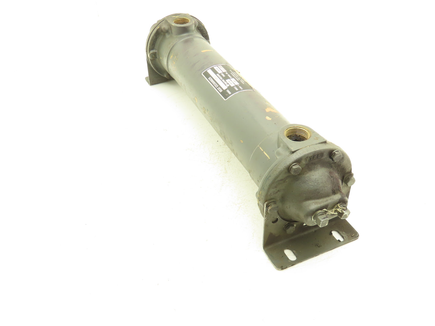 Thermal Transfer B-702-85440 Brass Shell & Tube Heat Exchanger 2-Pass 3/4x1"npt