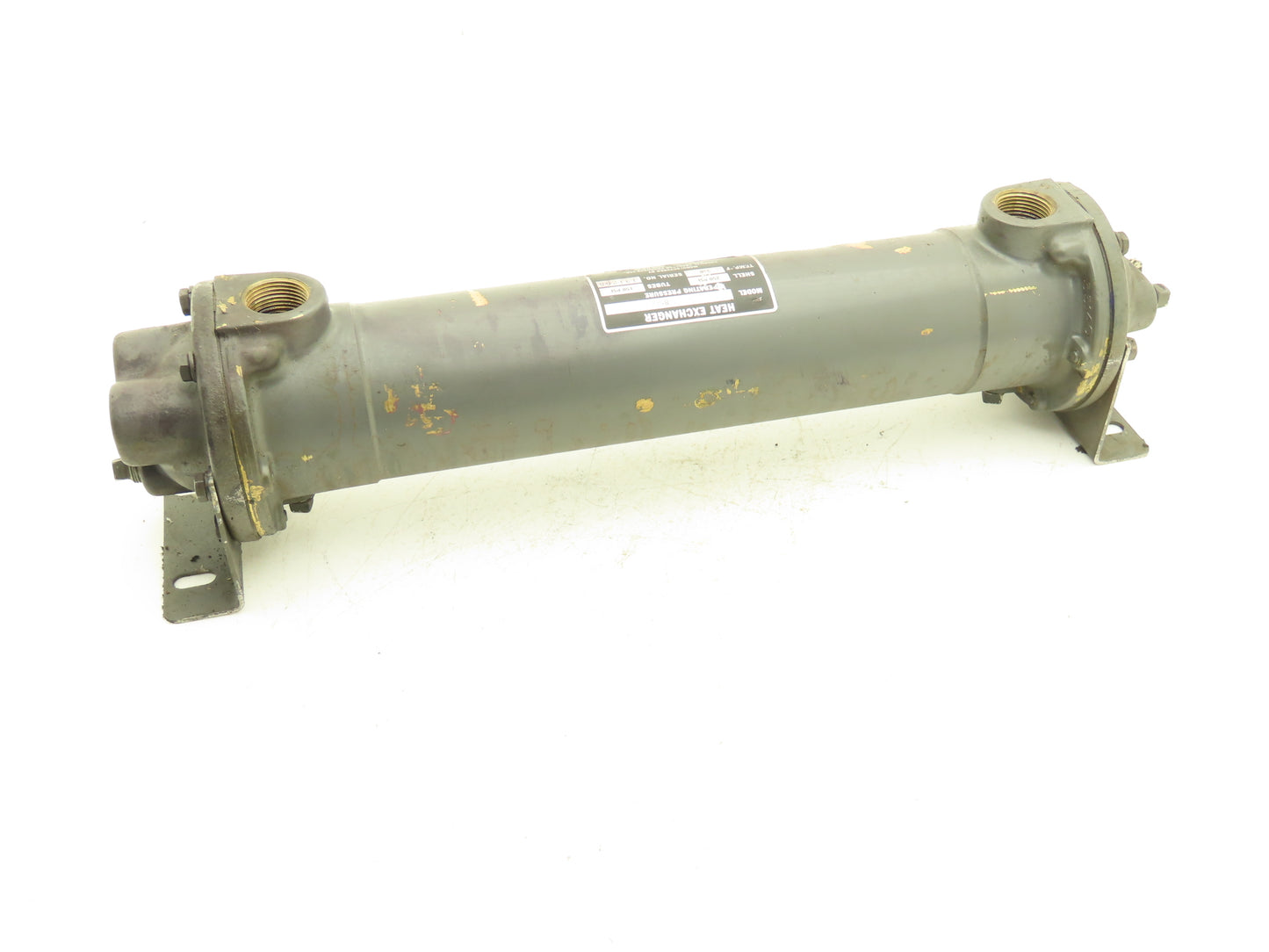 Thermal Transfer B-702-85440 Brass Shell & Tube Heat Exchanger 2-Pass 3/4x1"npt