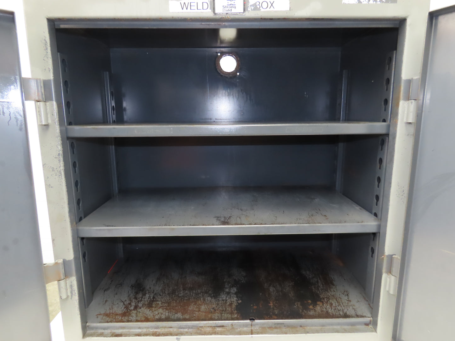 Strong Hold Extreme Duty 12 GA Counter-Height Cabinet 2 Shelf 36x20x36"