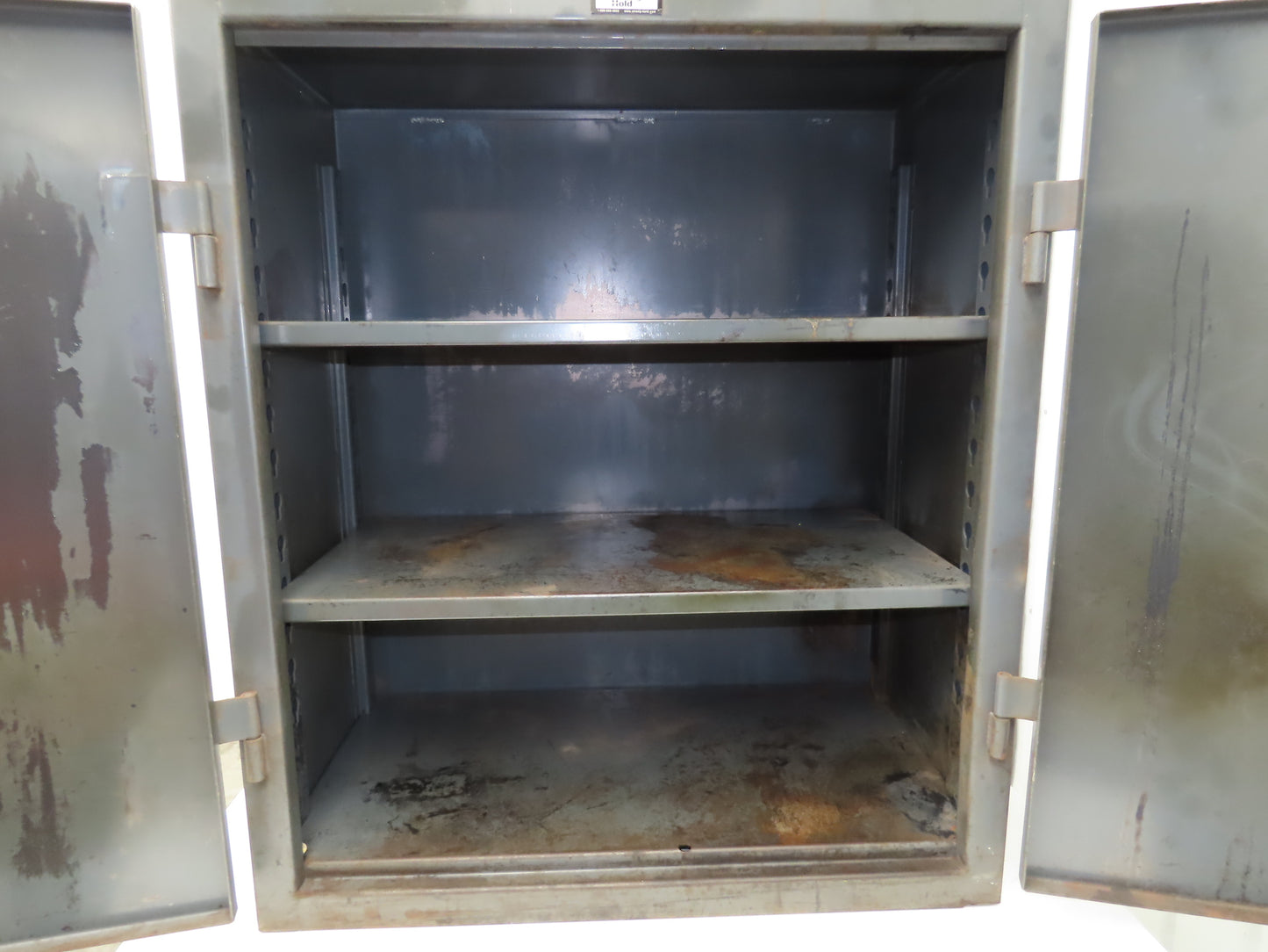 Strong Hold Extreme Duty 12 GA Counter-Height Cabinet 2 Shelf 36x20x42"