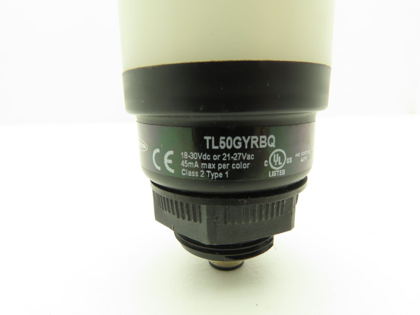 Banner TL50GYRBQ 50mm LED Tower Light Green Yellow Red Blue 24V AC/18-30VDC