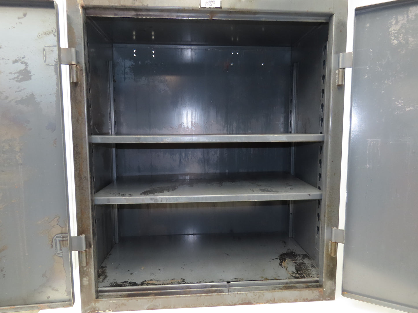 Strong Hold Extreme Duty 12 GA Counter-Height Cabinet 2 Shelf 36x20x42"