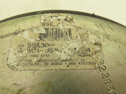 Firestone W01-358-7444 Airide Air Spring Air Bag 12" OD 9" Plate 22D 1.5