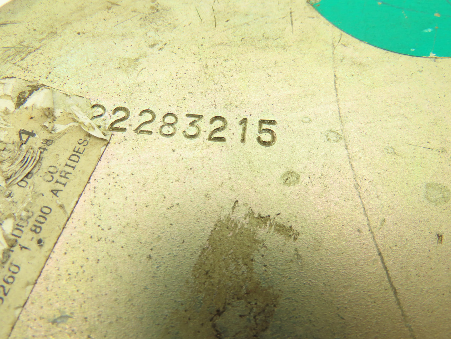 Firestone W01-358-7444 Airide Air Spring Air Bag 12" OD 9" Plate 22D 1.5