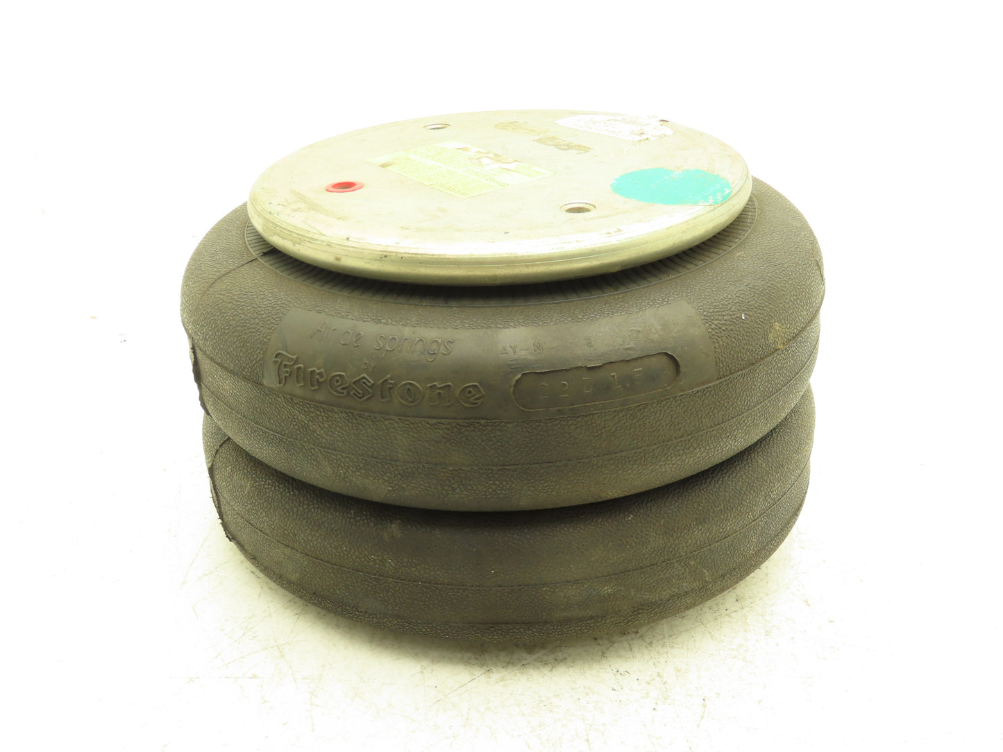 Firestone W01-358-7444 Airide Air Spring Air Bag 12" OD 9" Plate 22D 1.5