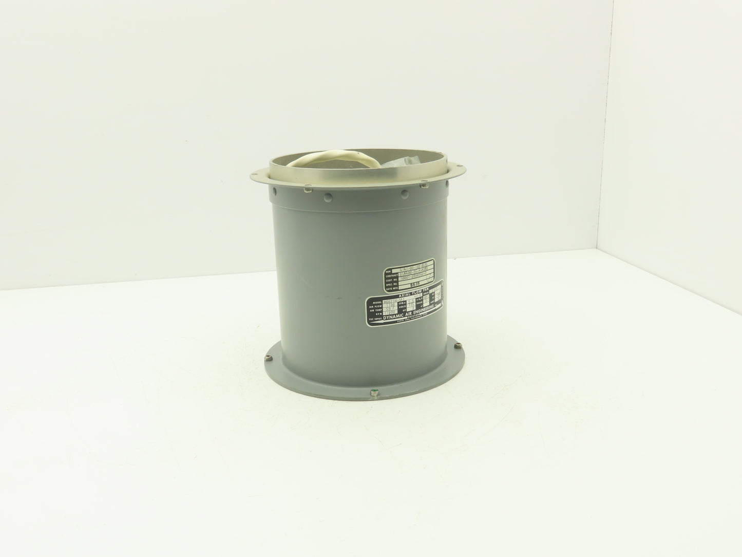 Dynamic Air M6671H-1A1 Vane Axial Fan 1100 CFM 115V 3PH 400Hz 8.5"OD 3-Blade