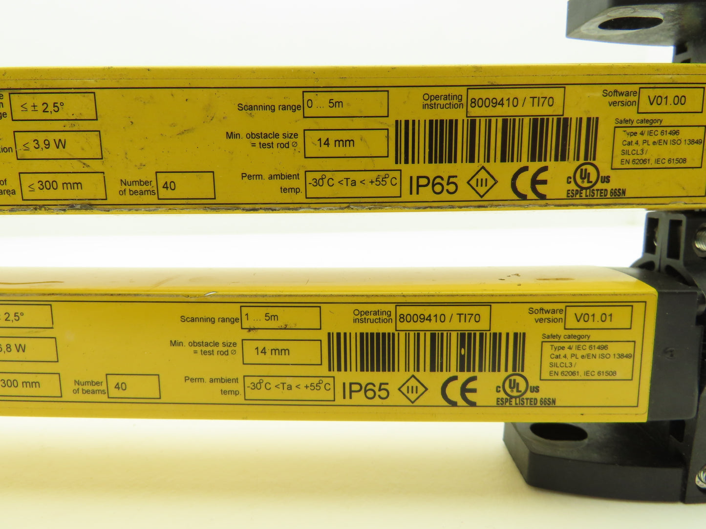 Sick C41E-0301BG300 | C41S-0301AA300 C4000 Light Curtain Sender/Receiver Set M12