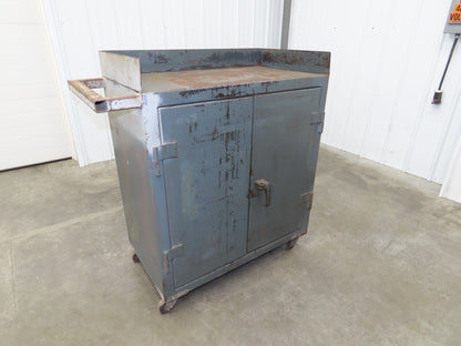 Strong Hold 12 GA Counter-Height Cabinet 2 Shelf 36x20x36" Tool Cart