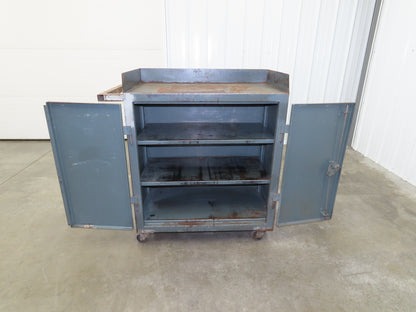 Strong Hold 12 GA Counter-Height Cabinet 2 Shelf 36x20x36" Tool Cart