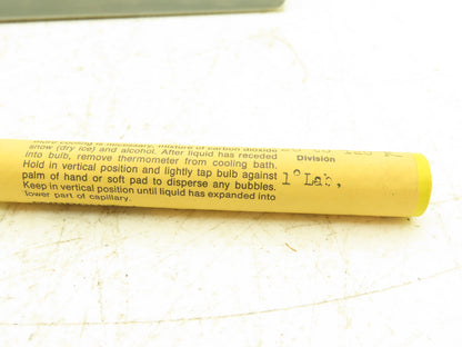 Taylor 1328A Sling Psychrometer Hygrometer Thermometer 9" Tubes 20-120° F