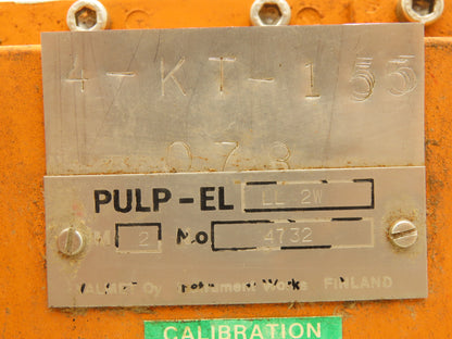 Valmet Automation PULP-EL LL 2W Blade Consistency Transmitter Knife Stop