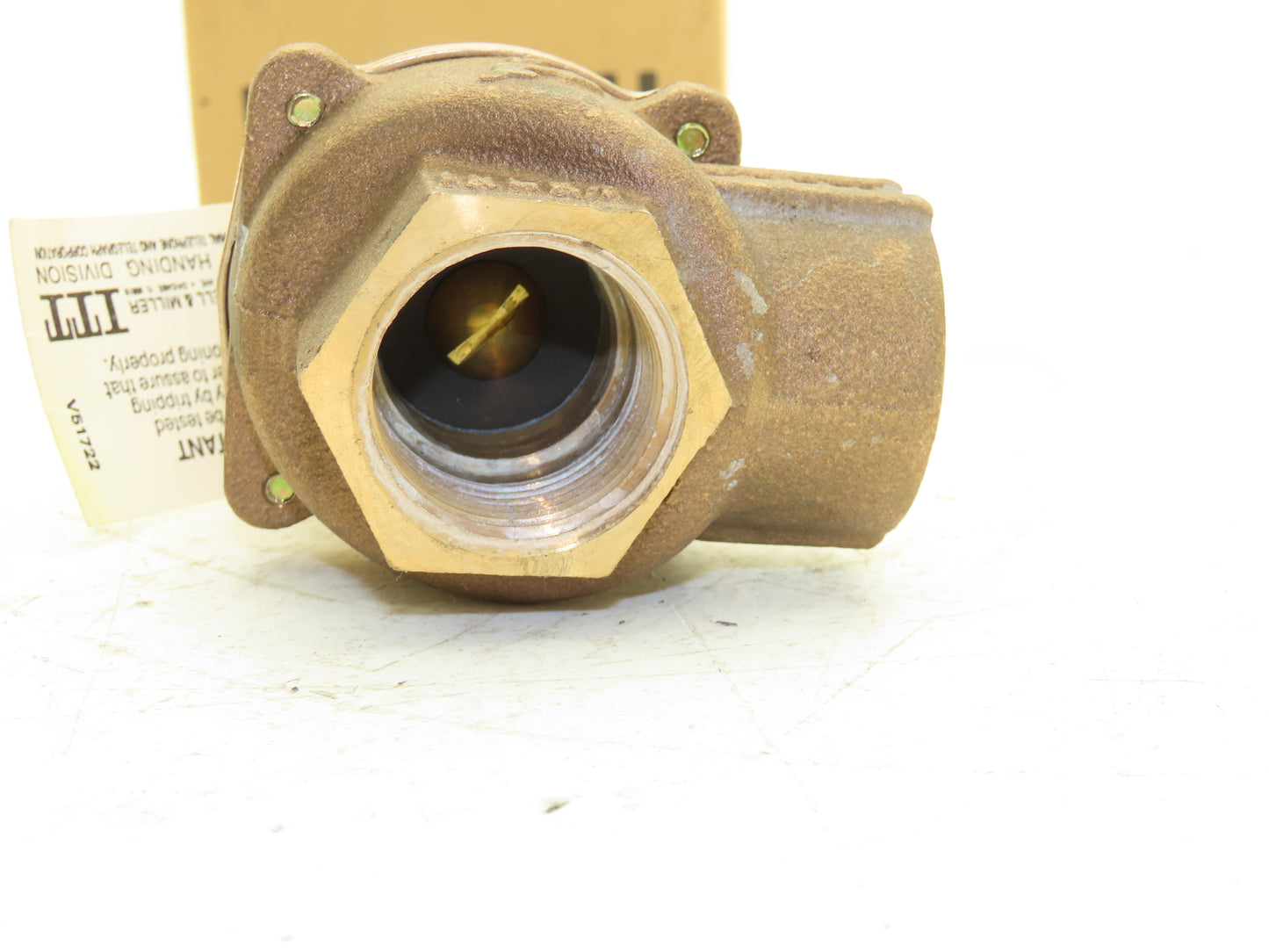 McDonnell & Miller 250-1-30 Pressure Relief Valve 1" NPT 30 PSI Bronze Rev 7
