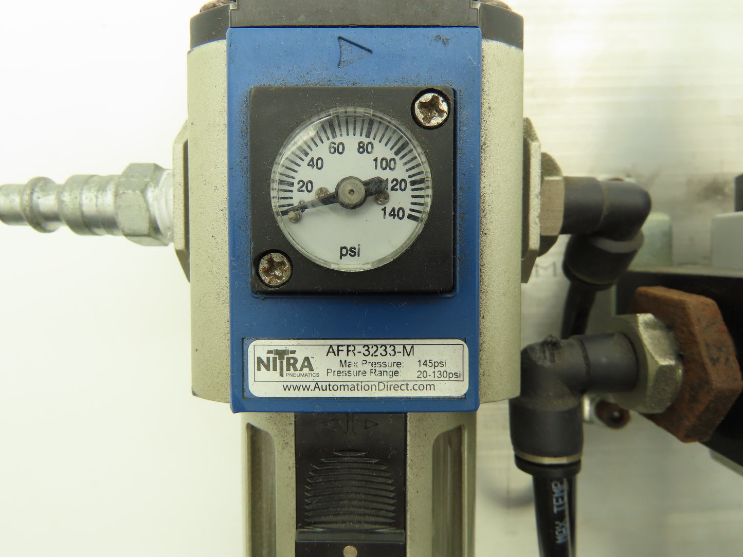 Nitra/Festo AVS-533C2-24D Pneumatic Solenoid & On/Off Valve w/Filter/Regulator