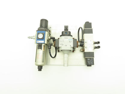 Nitra/Festo AVS-533C2-24D Pneumatic Solenoid & On/Off Valve w/Filter/Regulator