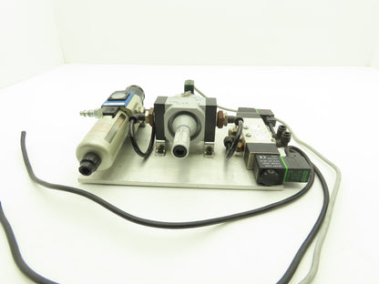 Nitra/Festo AVS-533C2-24D Pneumatic Solenoid & On/Off Valve w/Filter/Regulator