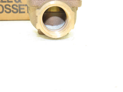 Bell & Gossett 790-30 ASME Safety Pressure Relief Valve 3/4"NPT 30 PSIG Bronze