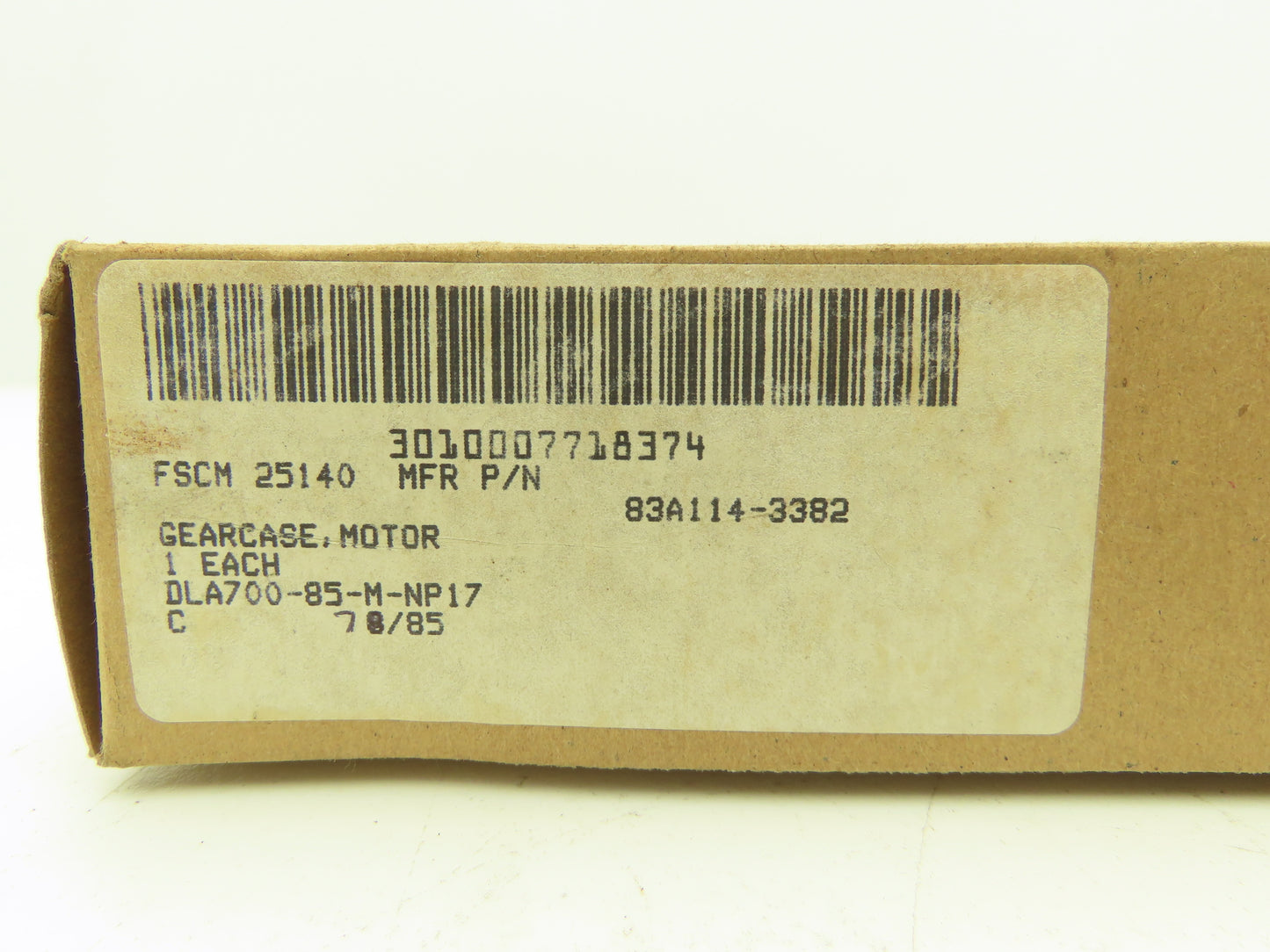 TRW Globe Motors 83A114-3382 Gearcase Motor 20Watt 115VAC 1PH .354 RPM