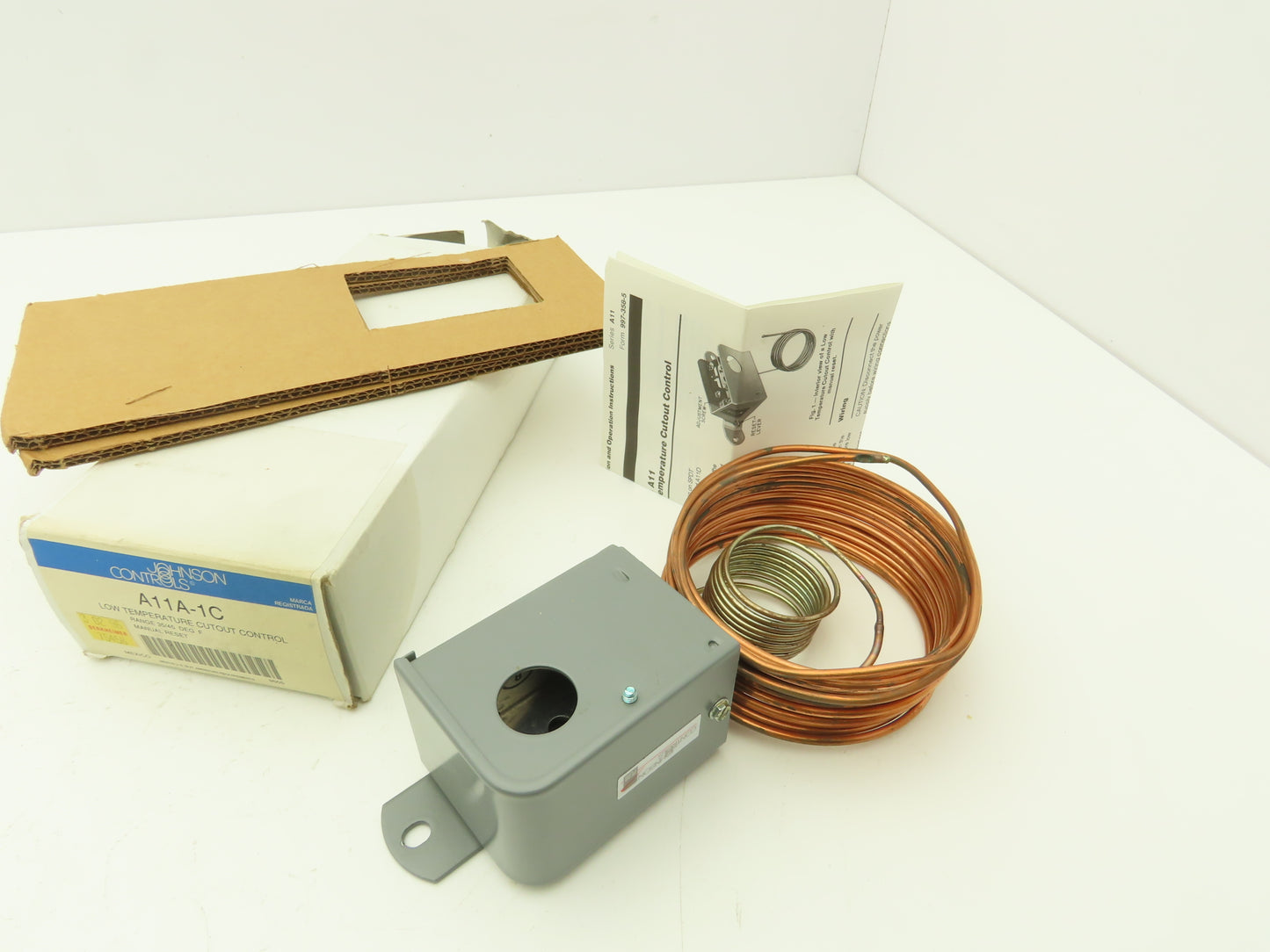 Johnson Controls A11A-1C Low Temperature Cutout Control 35/45 Deg Manuel Reset