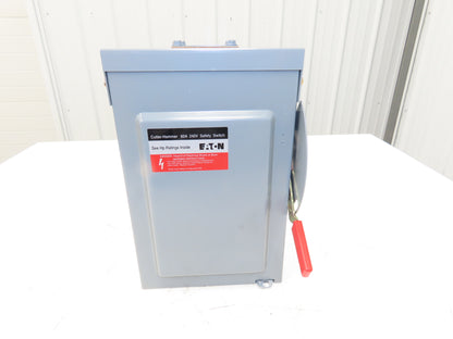 Cutler Hammer DG322URB Safety Disconnect Switch 60A 240V 3 Pole Non Fused 3R