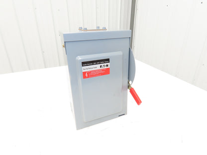 Cutler Hammer DG322URB Safety Disconnect Switch 60A 240V 3 Pole Non Fused 3R