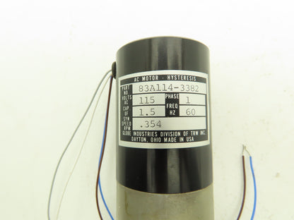 Globe Motors 83A114-3382 Gearcase Motor 20Watt 115VAC 1PH .354 RPM