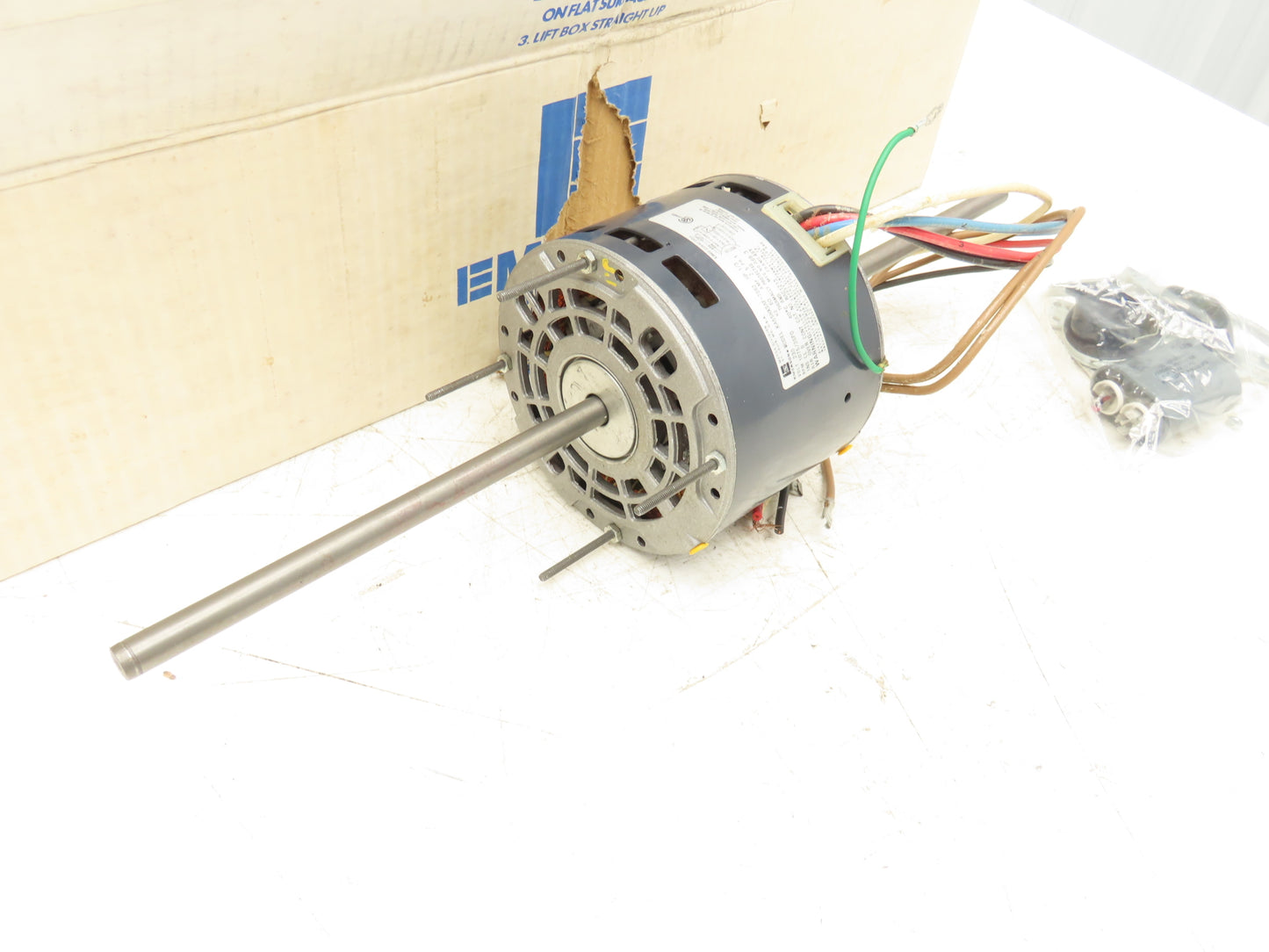 Emerson RAC 1213 AC Motor 1/3 HP 1075RPM 230V 60Hz Double Shaft