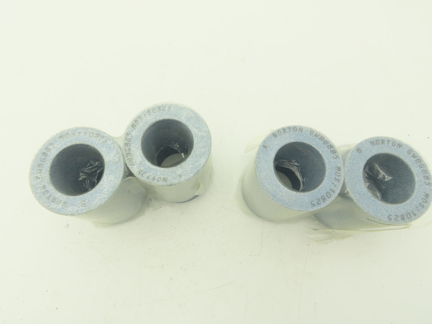 Norton GWBG885 Alundum Grinding Wheel 3x7.5x1-3/4" Lot of 2 Sets