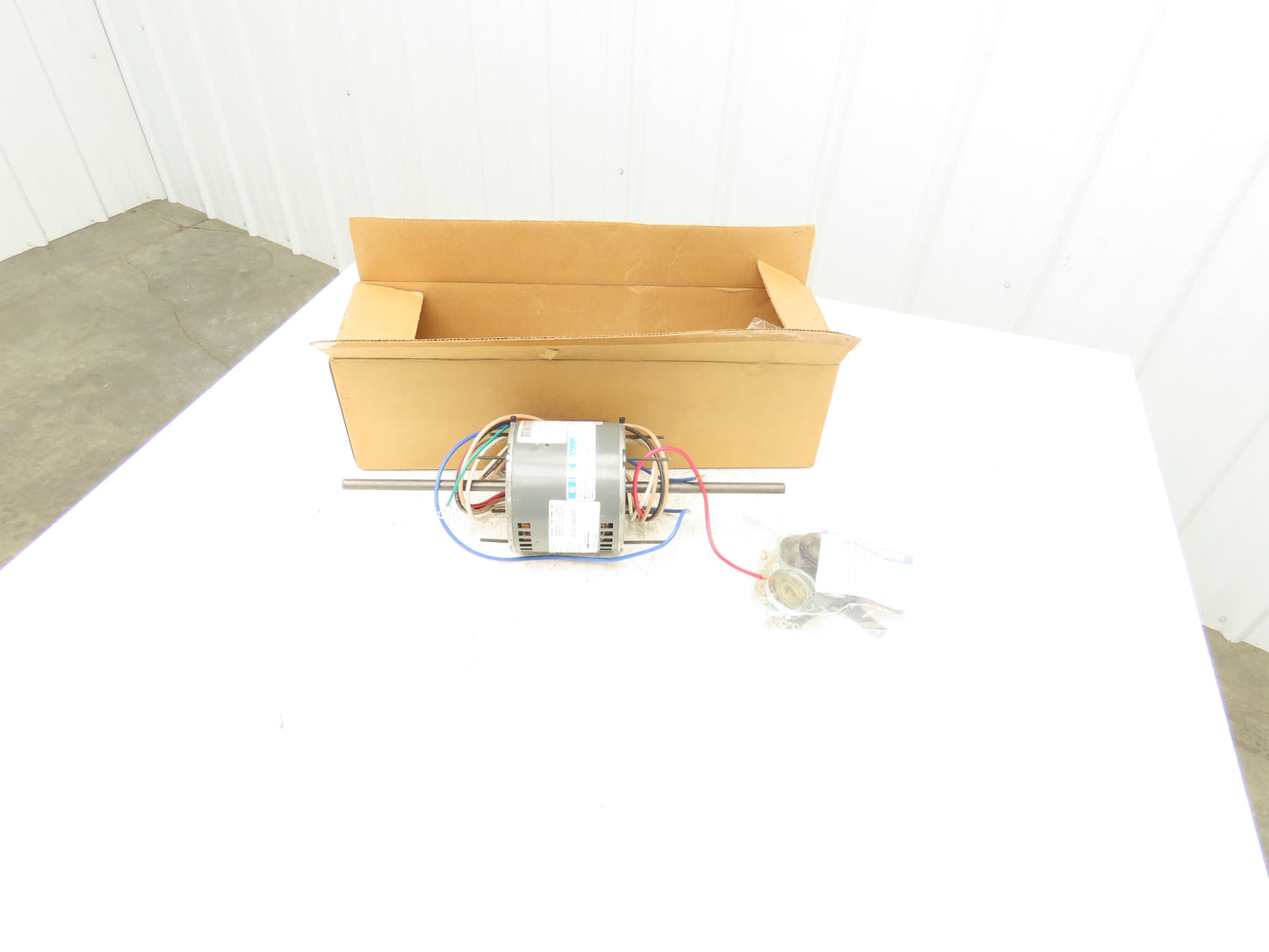 Marathon ZWN48A1101677A AC Fan Motor 1/3 HP 1075RPM 230V 1Ph 60Hz Double End