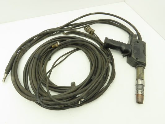 Miller XR15A Spoolmatic 15A Air Cooled Gun 14' Amphenol Connector Push Pull