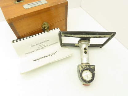 Weavexx 1200-1797 Mechanical Tensometer 1/4" Range Wire Tension 0-90