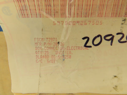 Efcor 3/4" 90° Elbow EMT Metallic Conduit Connector Fitting  Box of 25