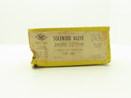 Alco Controls 240RA 12T7-M Solenoid Valve 120VAC 50/60Hz 7/8" ODF Extended End