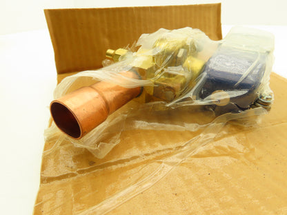 Alco Controls 240RA 12T7-M Solenoid Valve 120VAC 50/60Hz 7/8" ODF Extended End