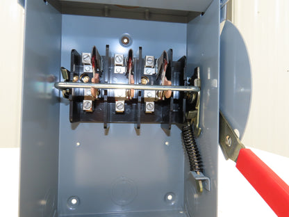 Cutler Hammer DG322URB Safety Disconnect Switch 60A 240V 3 Pole Non Fused 3R