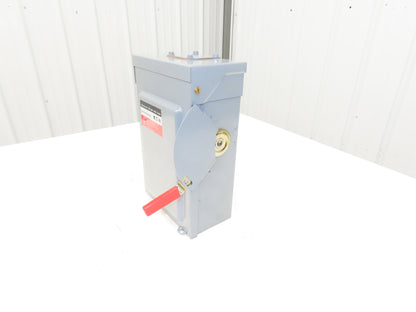Cutler Hammer DG322URB Safety Disconnect Switch 60A 240V 3 Pole Non Fused 3R