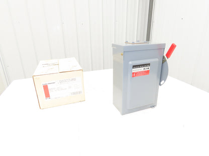 Cutler Hammer DG322URB Safety Disconnect Switch 60A 240V 3 Pole Non Fused 3R