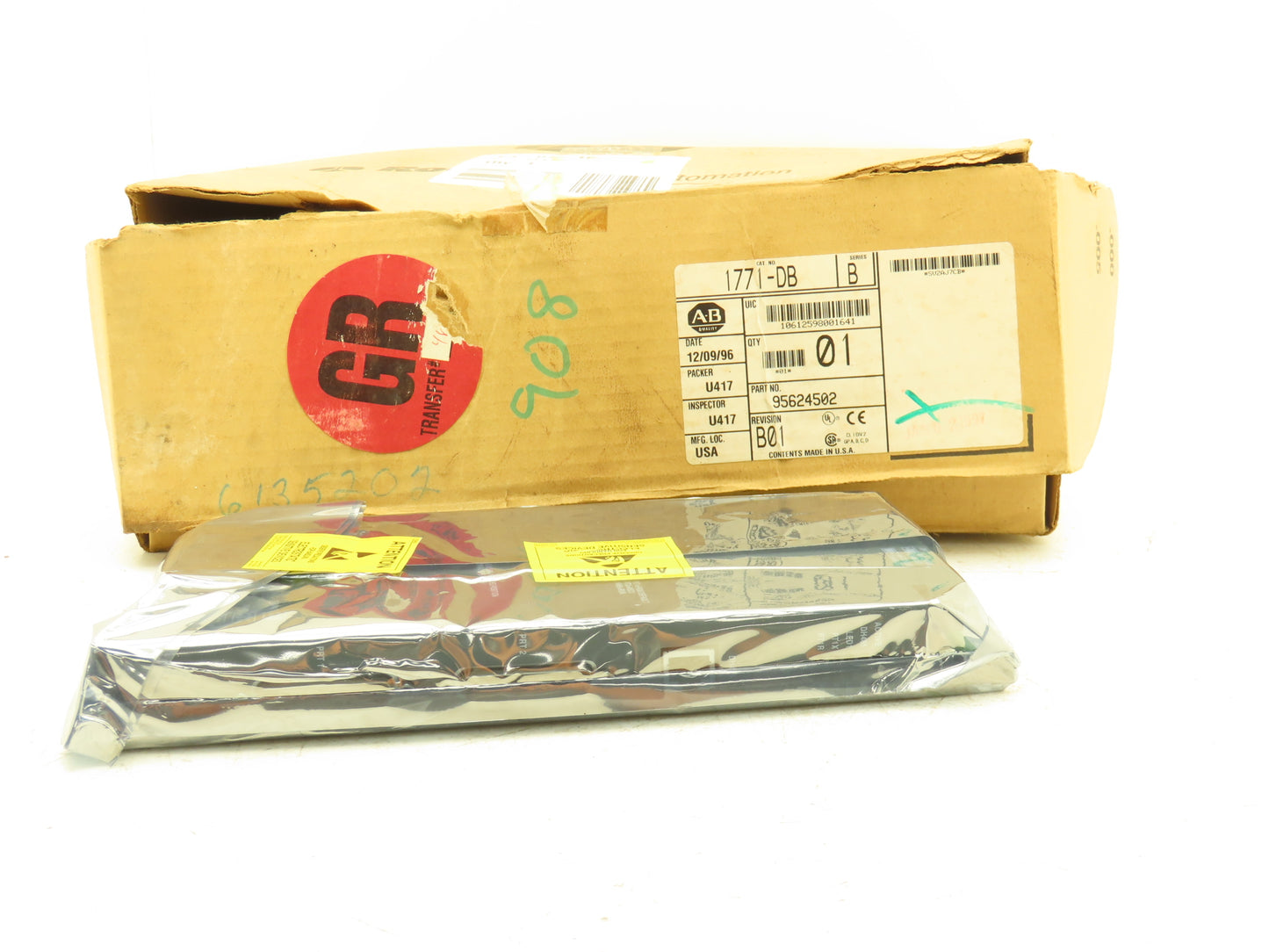 Allen Bradley 1771-DB/B PLC Basic Module Ser B FW Rev B